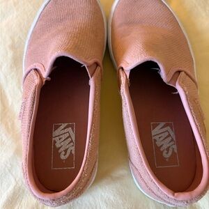 Vans Womens Pink Slip-On Shoes